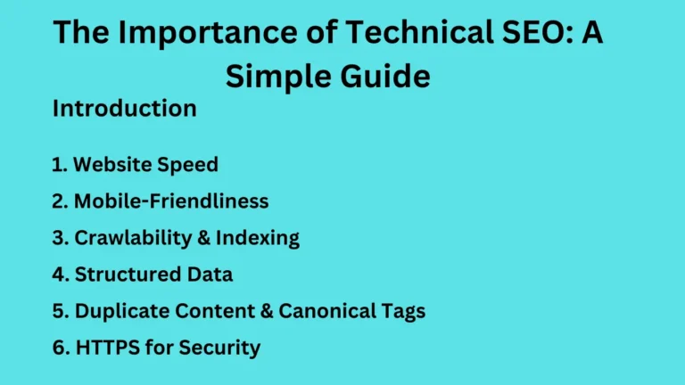 The Importance of Technical SEO: A Simple Guide